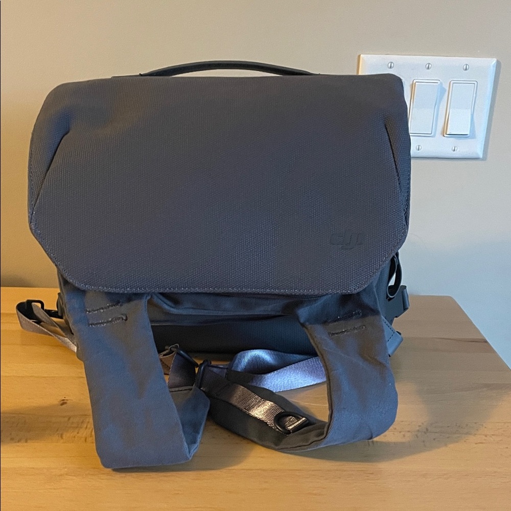 DJI Charcoal Messenger Bag for Men New